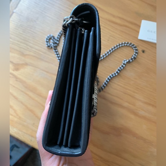 Authentic Gucci GG Dionysus Suede Chain Wallet Small Crossbody Shoulder Bag EUC - Picture 6 of 16